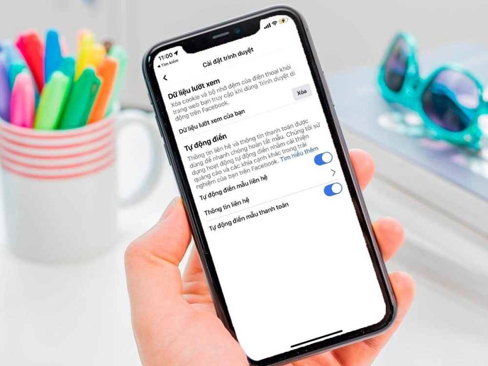 Cách xóa dữ liệu trình duyệt trên iPhone
